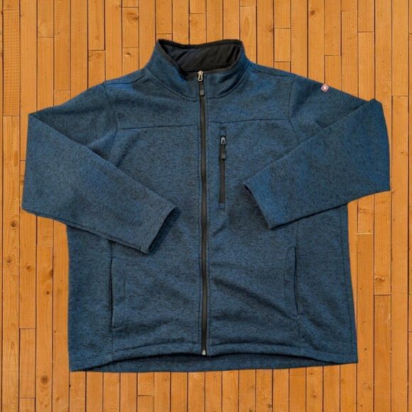 Swisstech Jacket Men's Blue 3XL Soft Shelled - Picture 1 of 5
